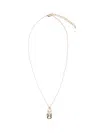 Ferragamo Necklace With Padlock In Gold