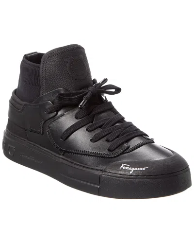 FERRAGAMO FERRAGAMO NEELY LEATHER SNEAKER