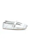 Ferragamo Nena Leather Mary Jane Flats