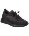 Ferragamo Pocket Sneaker In Black