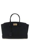 Ferragamo New  Studio Soft (l) Hand Bags Black