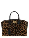 Ferragamo Leopard Print Studio Large Tote In Animal Print