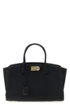 Ferragamo 'new  Studio Soft (l)' Handbag In Black