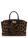Ferragamo Leopard Print Studio Large Tote In Animal Print