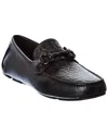 Ferragamo Driver With Gancini Ornament In Black