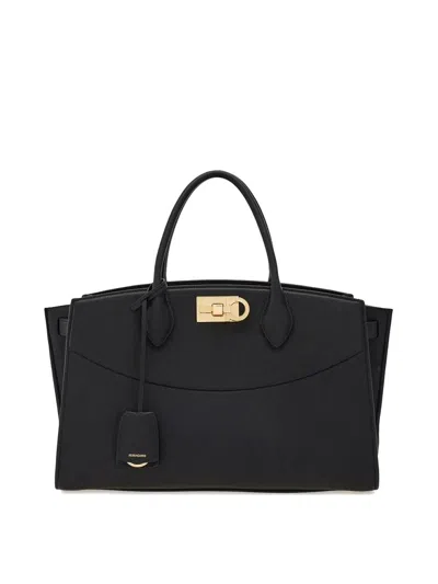 FERRAGAMO BOLSA BANDOLERA - NEGRO