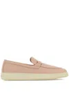 Ferragamo New Vara Buckle Loafers In Pink