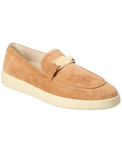 FERRAGAMO FERRAGAMO NEW VARA BUCKLE SUEDE LOAFER