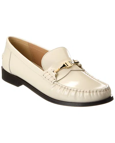 FERRAGAMO FERRAGAMO NEW VARA CHAIN LEATHER LOAFER