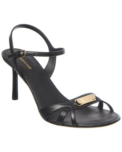 FERRAGAMO FERRAGAMO NEW VARA LEATHER SANDAL