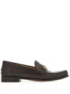 Ferragamo New Vara Loafers In Testa Di Moro