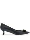Ferragamo New Vara Plate Low Heel Pump