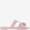 Ferragamo Women's Lilou Rubber Slides In Pink