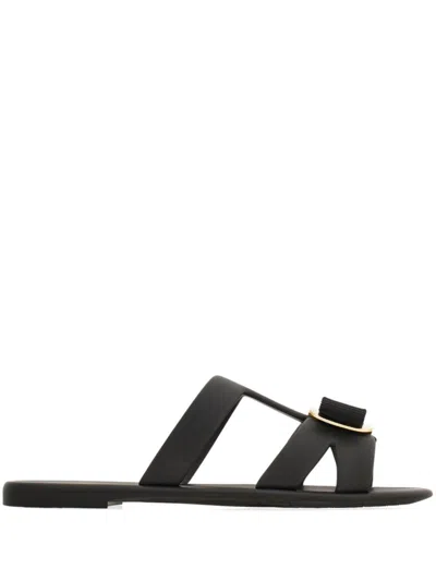FERRAGAMO FERRAGAMO NEW VARA RUBBER SLIDES