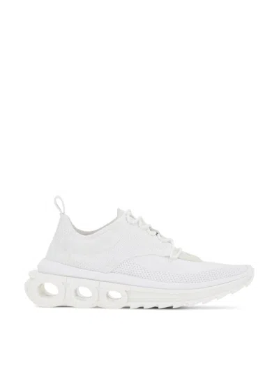 FERRAGAMO NIMA GANCINI LOGO RUNNER SNEAKERS