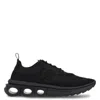 Ferragamo Sneakers Mit Gancini-schild In Black