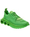 Ferragamo Nima Knit Sneakers In Green