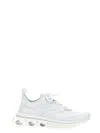 Ferragamo White Nima Technical Knit Running Sneakers
