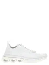 Ferragamo Men Nylon Sneakers With Iconic Gancini Sole