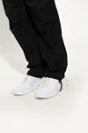 Ferragamo Nima Skin Leather Running Sneakers In White