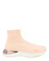 Ferragamo Woman Sneakers Light Pink Size 8 Textile Fibers In Pink
