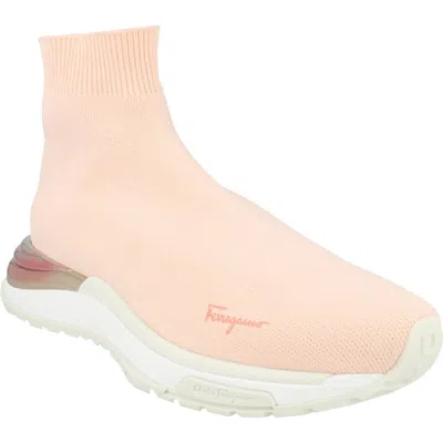 FERRAGAMO FERRAGAMO NINETTE KNIT SOCK HIGH TOP SNEAKER