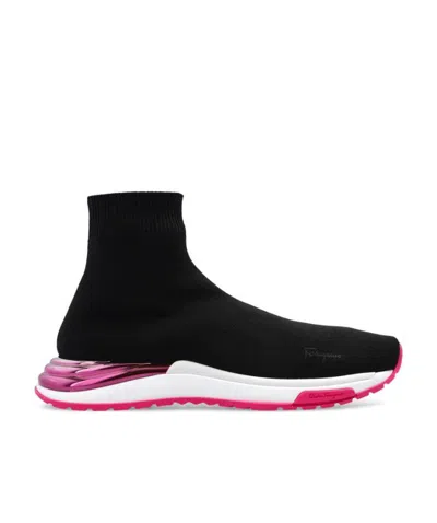 Ferragamo Ninette Sock Trainers In Black