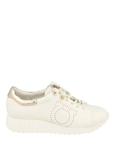 Ferragamo Ninfa Sneakers In White