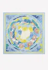 Ferragamo Ninfee Print Silk Scarf In Multicolor