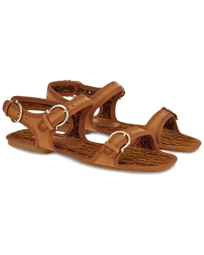 Ferragamo Nomadic Stories Sandal In Brown