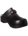 Ferragamo Nope Leather Slides In Black