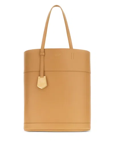 Ferragamo North-south Charming Shoulder Bag In Neutrals