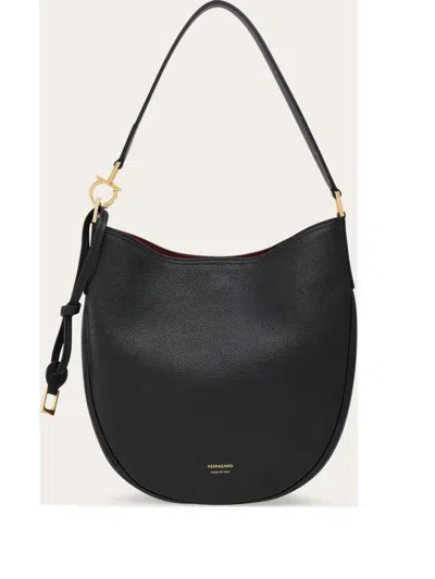 Ferragamo North-south Leather Shoulder Bag