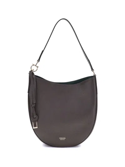 FERRAGAMO NORTH-SOUTH SHOULDER BAG
