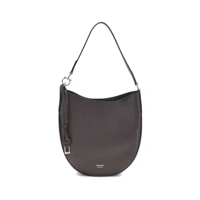 FERRAGAMO FERRAGAMO NORTH-SOUTH SHOULDER BAG