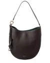 Ferragamo North/south Medium Leather Hobo Bag In Black