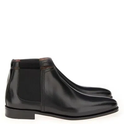 Ferragamo Nottingham Chelsea Ankle Boots In Black
