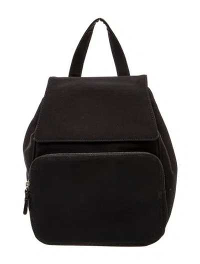 Pre-owned Ferragamo Nylon Backpack In Black