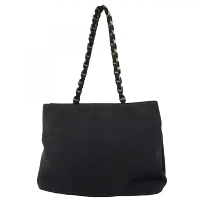 Pre-owned Ferragamo Nylon Canvas Tote Bag () In Black