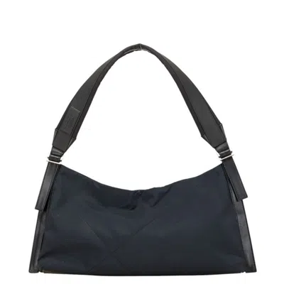 Pre-owned Ferragamo Nylon Handbag Shoulder Bag () In Black