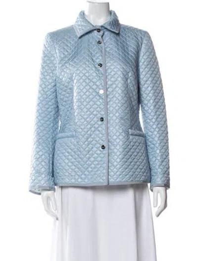 Pre-owned Ferragamo Nylon Jacket In Blue
