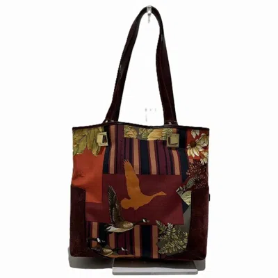 Pre-owned Ferragamo Nylon Leather Tote Bag () In Multi