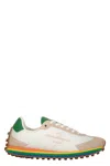 Ferragamo Iggy Rainbow-sole Sneakers In White