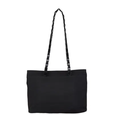 Pre-owned Ferragamo Nylon Shoulder Bag () In Black