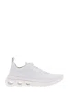 Ferragamo Gancini Sole Sneakers With Knitted Upper