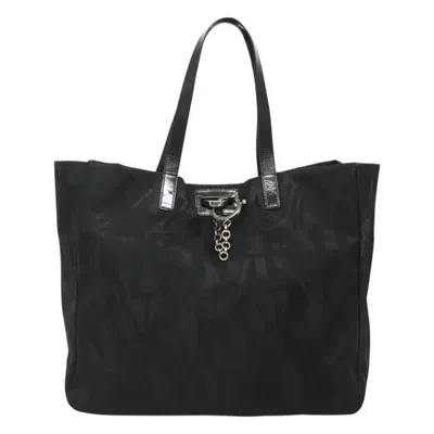 Pre-owned Ferragamo Nylon Tote Bag () In Black