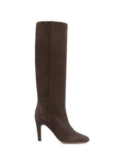 Ferragamo Nylu Knee-high Boots In Black