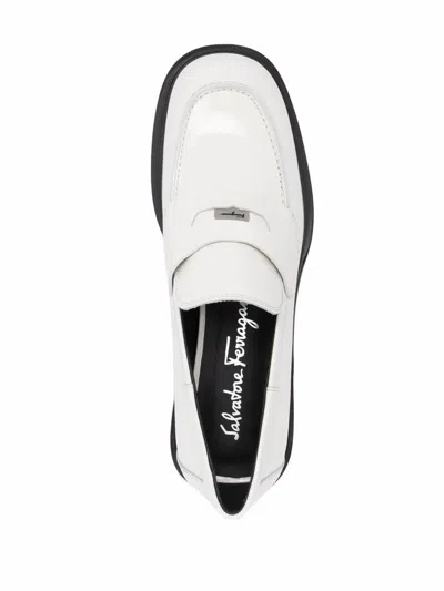 FERRAGAMO FERRAGAMO NYX 30 PATENT LEATHER LOAFERS
