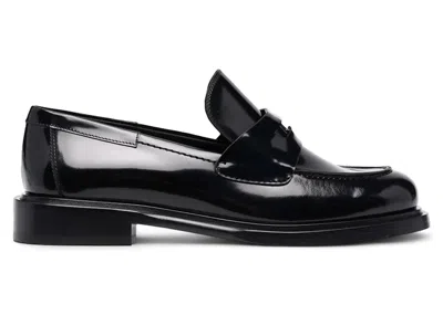 Pre-owned Ferragamo Nyx 30 Patent Leather Loafers (women's) Sneakers In Black