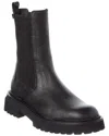 Ferragamo Oderico Leather Boot In Black